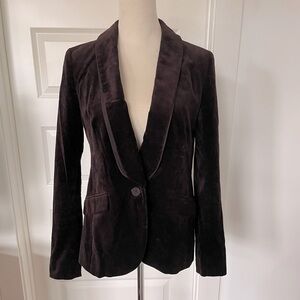 LOFT velvet tuxedo blazer | 4